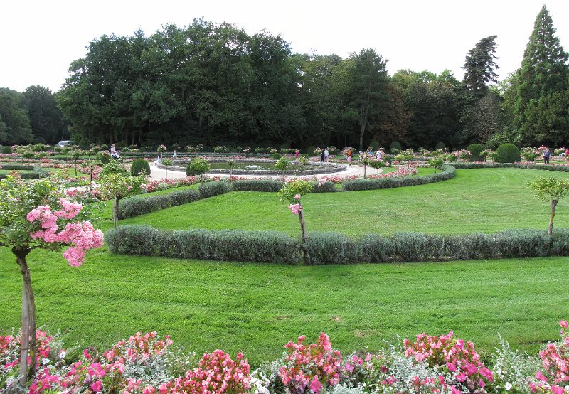 Chenonceau_Catherine de Medicis_tuin.jpg - De tuin die door Catharina de' Medici is aangelegd.
